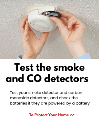 Test smoke detectors